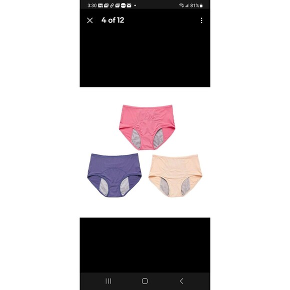 Period 3 Leak-proof Menstrual Briefs for Ladies (4XL)  Equivalent  To US 2XL - Picture 1 of 4